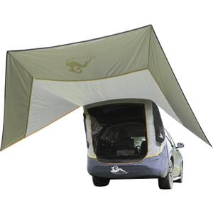 SUV Tent Car Awning, UPF 50++ with Portable Waterproof Storage Bag, Tear-Resistant, Large Space, Good Vision, Smooth Ventilation, Suitable for Outdoor Beach Camping Auto Canopy Shade (Army Blue)