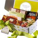 Broadway Basketeers Thank You Gift Box for Appreciation - Gourmet Delight - Curated Gourmet Food - Treats Gift Box - Individually Wrapped Gourmet Edible Care Package, Mar/17/2027