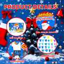 3 x 2025 Accessories Advent Calendars,24 Days of Christmas Countdown Calendar