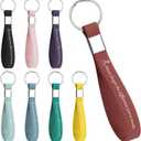 8PCS Teacher Thank You Keychains Bulk Going Away Keychain for Coworker Boss Nurse Appreciation Gifts Retirement Bulk Keychains for Coworker Boss Motivational Quote Silicone Key Chain Office Gift