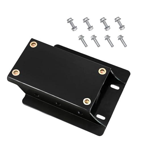 Oldriver Torque Converter Motor Riser Plate Mount for Predator 196cc / 212cc Engine on Coleman Mini Bike Go Kart 1-3/4 Inch Lift Improved Power Transmission High Temperature Resistant Coating