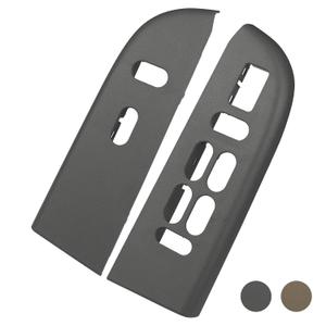 TQPONLY Door Window Switch Bezel, Front Driver and Passenger Side Compatible with 2003-2006 Ford Expedition Interior Accessories (Grey)