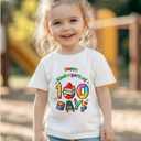 100 Days of School Shirt Kids  Boys Girls Toddler Happy 100th Day of School T-Shirt, Kindergarten 100 Day,3T-7T (5-6 Years)