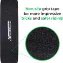 31" Lenticular Skateboard with Pro Trucks, Full Grip Tape, 9-Ply Maple Deck, Ideal for All Experience Levels