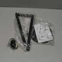 Toilet Paper Holder Stand, Matte Black 304 Stainless Steel,Free Standing for Bathroom,Weighted Base