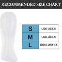 SOPROM Gel Weight Shifting Insoles for High Heels, Invisible Inserts Pads for Women Comfort, Foot Pain Relief, Extend Wear Time (Medium (for US 8-9.5 Women Shoes))