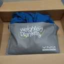 CuteKing Weighted Blanket for Adults (15lbs, 48"x72", Navy Blue) Heavy Blanket for 140-150lbs, Weighted Blanket for Cooling & Heating with Premium Glass Beads, Thick Blanket for Adult All-Season