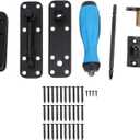 Mumusuki Hidden Door Hinge, 570lbs Heavy Duty Concealed Door Pivot for Secret Room Bookcase Commercial Industria Use