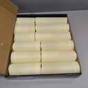 YOROXRG 12 Pack Flameless Candles Battery Operated Waterproof Led Candles (D:2.2" X H:4" 5" 6" 7") Candles with 2 Remotes Control for Wedding, Party, Birthday