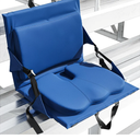 Everlasting Comfort Stadium Seats with Back Support - Adjustable Memory Foam Bleacher Chairs with Back and Cushion, Portable, Easy Folding Stadium Seat Cushion with Storage Pocket