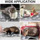 Tranqun 4 Pcs Waterproof Dog Puppies Cat Blankets Bed Mat Washable Crate Kennel Whelping Pads Reusable Pet Pee Pad Soft Reversible Pet Training Pads Sleep Floor Mat Guinea Pig Liner
