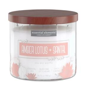 14.75oz - Garden Greens & Wildflowers - Candle-lite - Essential Elements