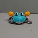 Crawling Crab Baby Toys Upgrade Version - 3 Speed & Music Control, Infant Tummy Time Interactive Walking Toddler Toy for 3 4 5 6 7 8 9 10 11 12 Year Old Boys or Girls (Blue)
