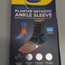 Dr. Scholl's Compression Ankle Sleeve with Massaging Gel, Breathable Fabric, Shock-Absorbing Ankle Brace, Built-in Gel Padding & Support (Size L/XL)