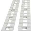 WFLNHB 84 inch X 15 inch Aluminum 6000 LBS Truck Car Auto Trailer Ramps Hook end 1Pair 2 Ramps