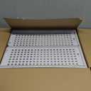 4 Pack Stackable Closet Storage Basket - Stackable Storage Bins, Multifunctional & Foldable Closet Organizer, Wardrobe Cupboard Space-Saving Clothes Storage Hat Organizer, White