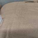 TWODRAPES Light Brown Linen Curtains Pinch Pleated Living Room Bedroom Dining Boho Light Filtering Pinch Pleat Drapes Hooks Rings Back Tab Semi Sheer Tan Latte Coffee Color Window Curtains 2 Panels (40"W x 90"L (Pack of 2))