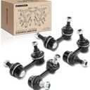 A-Premium Set of 4, Front & Rear Sway Bar Links Kit Stabilizer Bar Links, Compatible with Honda Civic & Acura CSX 2006-2011