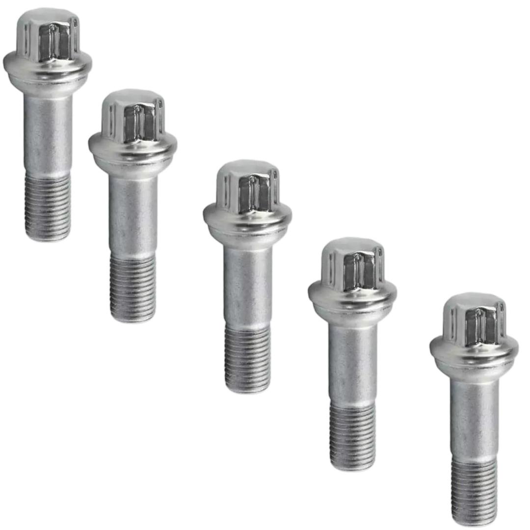 5PCS Wheel Lug Bolt M14x1.5 for Mercedes-Benz ML350 ML500 GL450 GLK350 S550 CL500 CL63 AMG Replace 0009905407