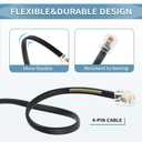 Universal Bass Control Knob, 3.5m/11.48ft Bass Volume Knob with Extension Cable for Car Amplifier