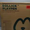 FXW Rollick Unleashed Dog Playpen for Indoor, Yard, RV Camping, 24 inch 8 Panels for Small and Puppy Dogs, BlackPatented