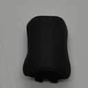 Memory Foam Car Neck Pillow Soft Leather Headrest for Driving Home Office Black (1PC)