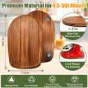Mixer Slider for Kitchenaid Mixer 4.5-5 Qt Tilt Head Stand Mixer Pine Wood Countertop Appliance Sliding Tray Mover Sliding Caddy for Kitchen Aid Slider Mat Accessories Attachments Brown