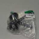 Amerdeco 1 Pack Matte Black Passage Door Handles,Heavy Duty Non-Locking Door Lever for Hall, Closet,Office Area, Shopping Malls AM0027