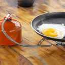 BESPORTBLE Portable Camping Gas Stove, Stainless Steel Mini Propane Burner for Outdoor Cooking, Lightweight Pocket-Sized Bbq Furnace for Hiking and Picnic