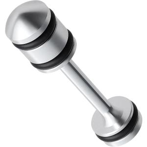 Ls Billet Aluminum Oil Diverter Rear Galley Plug Barbell Fits for GM Gen III & IV LS1 LS3 LS2 LQ4 LQ9 LS6 L92 L33 L99 LS Barbell 6061-T6, with Viton O Ring