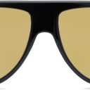 Retro Aviator Sunglasses for Women Men Trendy 70s Vintage Plastic Square Eyewear Tinted Lenses Sunnies