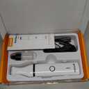 oneisall Dog Clippers with Double Blades,Cordless Small Pet Hair Grooming Trimmer,Low Noise for Trimming Dog's Hair Around Paws, Eyes, Ears, Face, Rump (White)