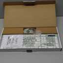 Wireless Keyboard and Mouse Combo, Full-Sized Wireless Keyboard and Adjustable DPI Mouse, 2.4GHz USB Receiver, Silent Keyboard and Mouse for PC, Windows, MAC, Desktop, Laptop (Avocado Green)