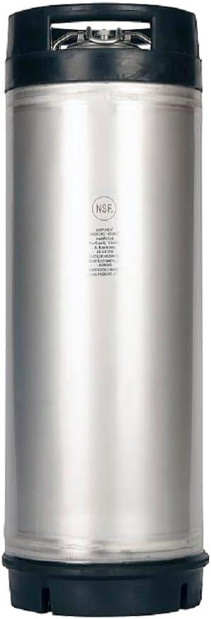 New 5 Gallon Ball Lock AMCYL Keg with Dual Rubber Handle