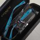 COACH Women's HC6040 Brooklyn Rectangular Prescription Eyewear Frames