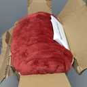 Electric Heated Blanket 72"x84" Full Size Flannel & Sherpa - 4 Heat Settings & 10H Auto Shut Off for Safe Overnight Use, Fast Heating, Machine Washable for Bed, Couch, Office - Red