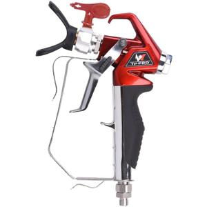 Airless Paint Spray Gun with 517 tip High Pressure 4000 PSI Red Series Airless Sprayer Gun (4 Finger)