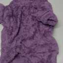 Fuzzy Dog Sweaters for Dogs Dog Hoodie Sweater Clothes Warm Soft Cozy Pet Coats Hooded Sweatshirt Pet Hoodie(Purple-M)