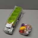 iPlay, iLearn Kids Friction Food Transport Truck Toys, Toddler Push Go Car Vehicle W/Storage Boxes & Foods, Alloy Head Cargo Carrier Play Trucks, Birthday Stocking Gift for 3 4 5 Year Old Boy Girl