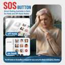 Uvital Big Button Phone for Seniors, Corded Landline Phones for Seniors with 8 One-Touch Dialing Big Buttons and 1 SOS Emergency Button, Hands-Free, Loud Ringer, Easy to Use