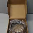 Soaoo 8 Inches Rattan Christmas Tree Collar Rustic Farmhouse Christmas Tree Basket Box Stand Handcrafted Base Cover Xmas Skirt Home Decor(Chic Style, Grapevine)