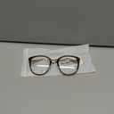 Cyxus TR90 Cat Eye Women Eyewear Frames Round Stylish Retro Metal Ultra Light Blue Light Glasses UV Blocking Eyeglasses