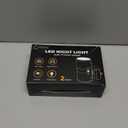 L LOHAS LED Night Light Plug in, Modern Night Lights Plug into Wall, Dusk to Dawn Sensor, Soft White 3000K, 0-100LM Adjustable Brightness, Dimmable Night Lights for Hallway Bedroom Stairway, 2 Pack