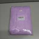 Dressever Women's Tulle Skirt A-Line High Elastic Waist Midi Skirt Irregular Layered Mesh Tutu Halloween Skirts (Purple, XXL)