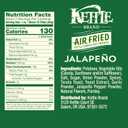 Kettle Brand Potato Chips, Air Fried Jalapeo Kettle Chips, 6.5 Oz Bag (EXP 03/21/26)