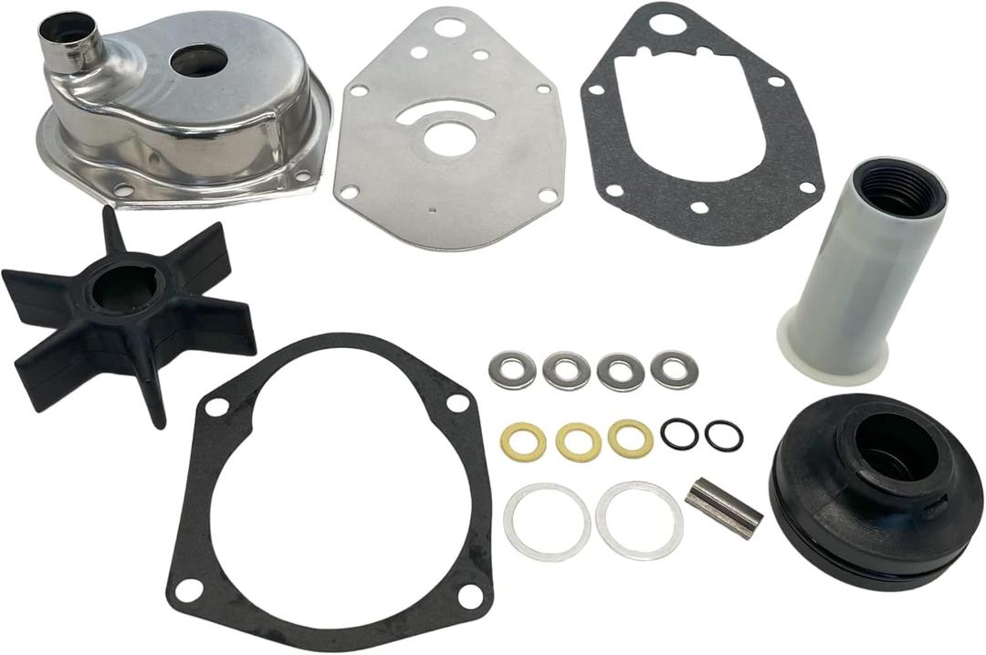812966A12 Water Pump Impeller Repair Kit for Mercury Mariner Force 4 Stroke 3/4-Cyl 30 40 50 55 60 HP Outboard Motors Replacement 46-812966A12 Sierra 18-3690