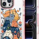 Rosarnnah for iPhone 13 Pro Case Cute - Durable Shockproof 6.6 ft Drop Impact Phone Case - Funny Cassette Tape Design (6.1") Glitter Pink