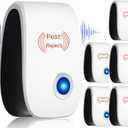 6 Pack Ultrasonic Pest Reject Indoor Mouse Repellent Pest Repellent Ultrasonic Plug in for Spiders, Mices, Mosquitoes, Roaches, Mouse, Rodent, Bugs, Ants, Flies