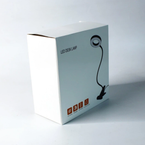 LED Desk Lamp with USB Adapter【3 Color Modes 10 Brightness】 Eye Caring Clip on Clamp Light, 40cm Flexible Arm Book Ring Light for Gaming/Video Conference/Reading, Clip on Table, Headboard