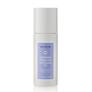 Naturium Quadruple Hyaluronic Acid Serum 5% Jumbo, Hydrating & Plumping Face Serum, Anti-Aging & Moisturizing Skin Care, Fragrance-Free, 2 oz